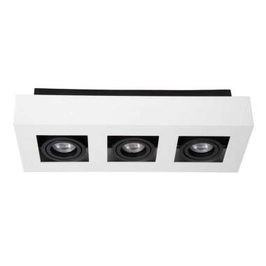 Image of Lucide Xirax 3 Light LED Ceiling Spotlight Plate