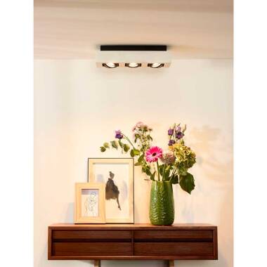 Image of Lucide Xirax 3 Light LED Ceiling Spotlight Plate