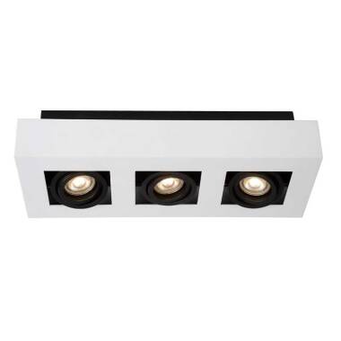 Image of Lucide Xirax 3 Light LED Ceiling Spotlight Plate
