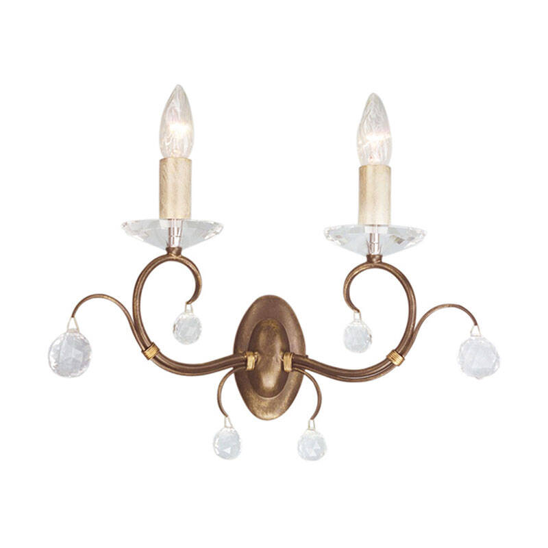 Image of Elstead Lunetta Twin Wall Light