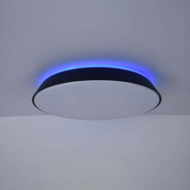 Image of Lutec Panter Selectable LED Bluetooth Ceiling Light