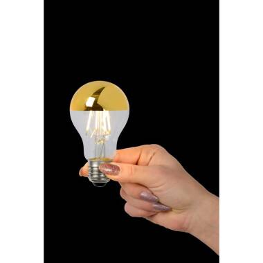Image of Lucide 5W Warm White Dimmable LED GLS Gold