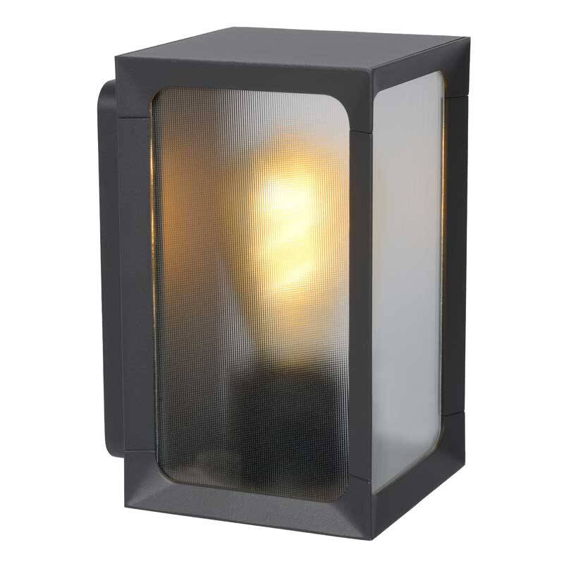 Image of Lucide Cage Half Lantern Outdoor Wall Light