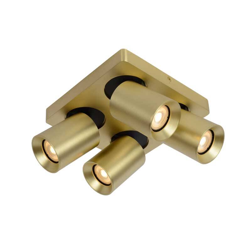 Image of Lucide Nigel 4 Light LED Ceiling Spotlight Plate