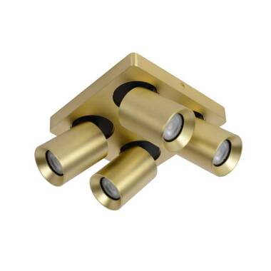 Image of Lucide Nigel 4 Light LED Ceiling Spotlight Plate