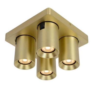 Image of Lucide Nigel 4 Light LED Ceiling Spotlight Plate