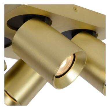 Image of Lucide Nigel 4 Light LED Ceiling Spotlight Plate