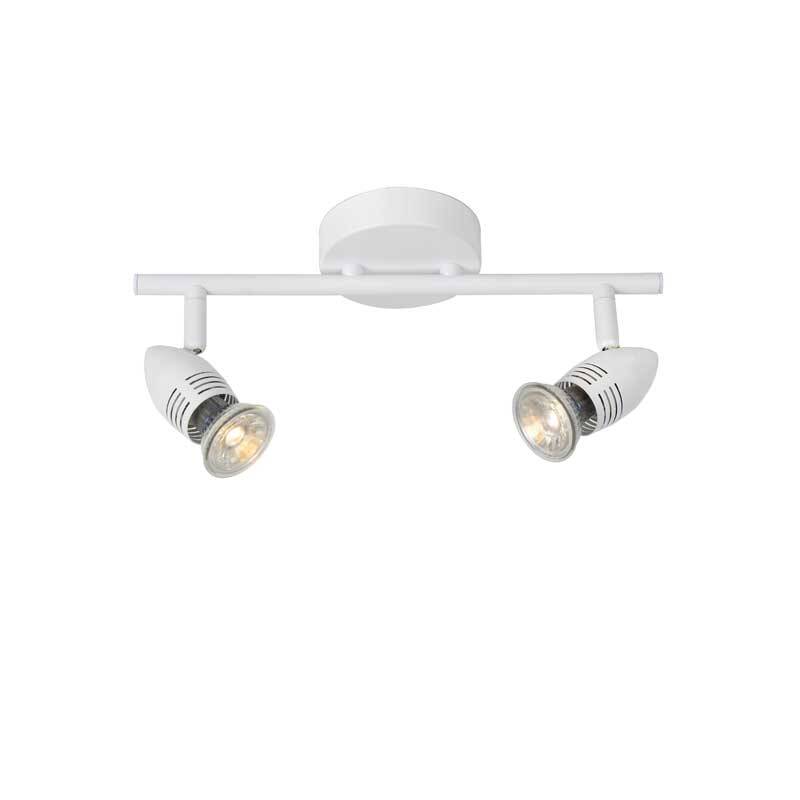 Image of Lucide Caro 2 Light LED Ceiling Spotlight Bar