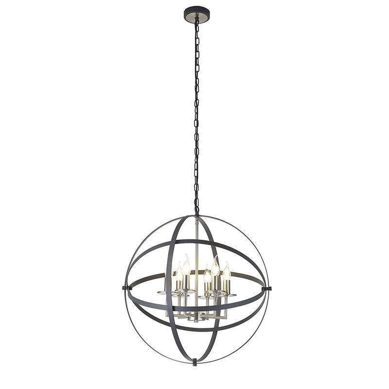 Image of Vesta 6 Arm Ceiling Pendant Light