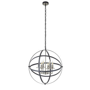 Image of Vesta 6 Arm Ceiling Pendant Light