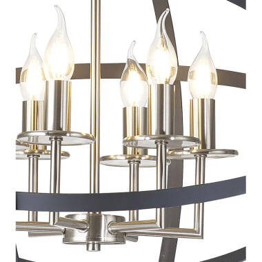 Image of Vesta 6 Arm Ceiling Pendant Light