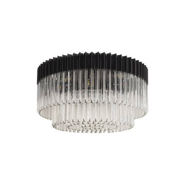 Image of Festival Glass Flush Ceiling Light