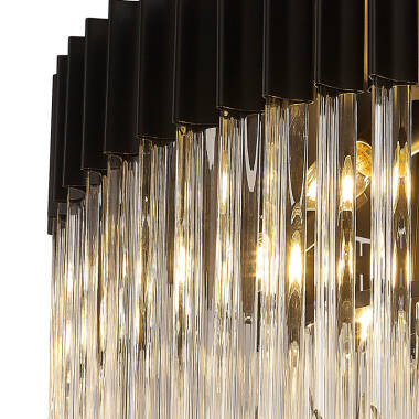 Image of Festival Glass Flush Ceiling Light