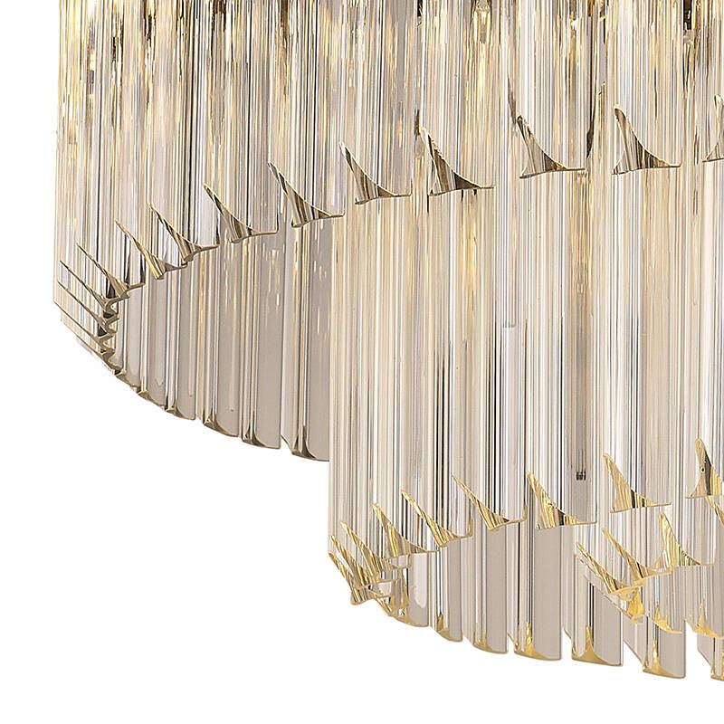 Image of Festival Glass Flush Ceiling Light