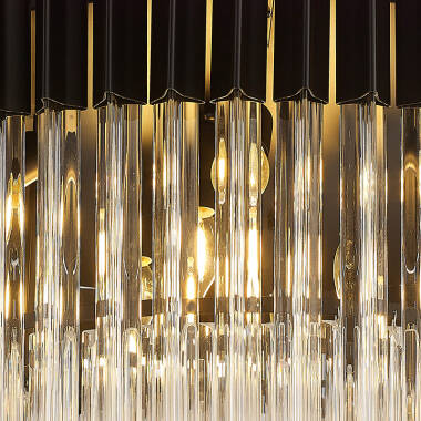 Image of Festival Glass Flush Ceiling Light
