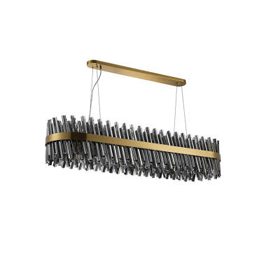 Image of Detroit Glass Bar Ceiling Pendant Light