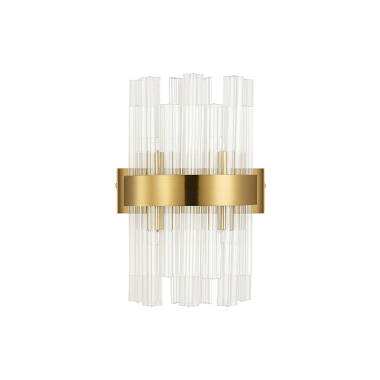 Image of Detroit Glass Flush Wall Light