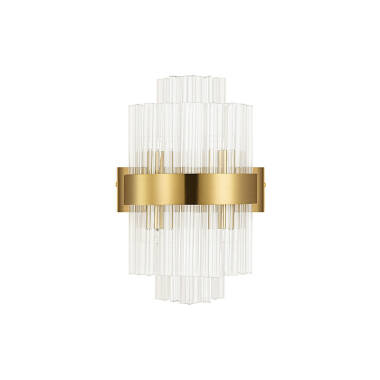 Image of Detroit Glass Flush Wall Light