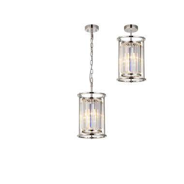 Image of Wichita Crystal Ceiling Pendant Light