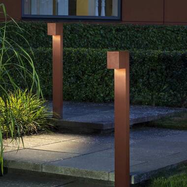 Image of Konstsmide Cremona Tall LED Outdoor Post Light with Adjustable Beam