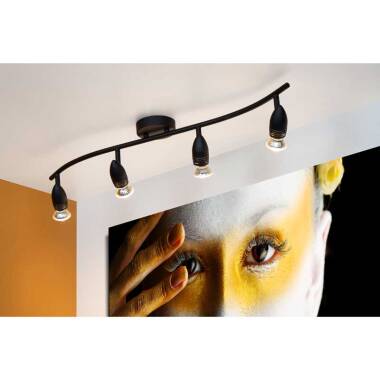 Image of Lucide Caro 4 Light Spotlight Bar