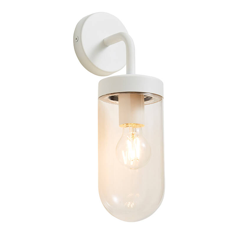 Image of Forum Kew Curved Arm Outdoor Wall Light