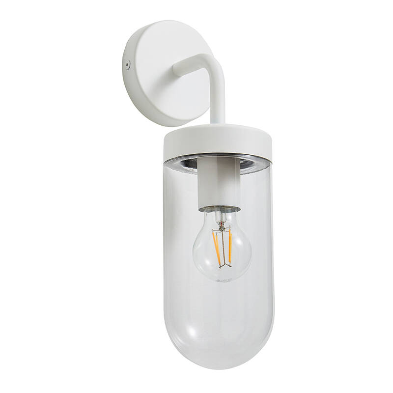 Image of Forum Kew Curved Arm Outdoor Wall Light