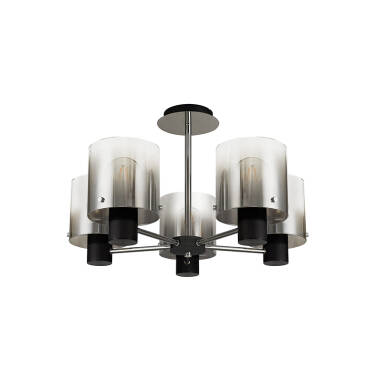 Image of Jene 5 Arm Semi-Flush Ceiling Light