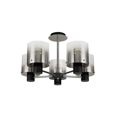 Image of Jene 5 Arm Semi-Flush Ceiling Light