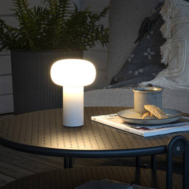 Image of Konstsmide Antibes Colour Changing USB Rechargeable LED Outdoor Table Light