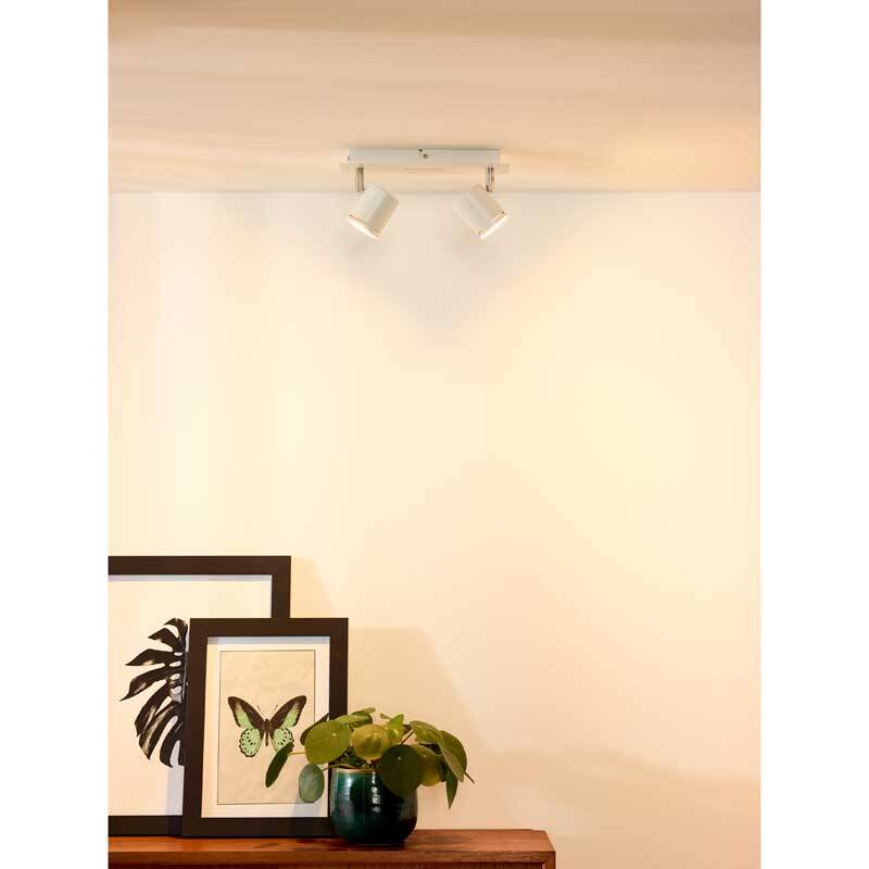 Image of Lucide Rilou 2 Light LED Ceiling Spotlight Bar