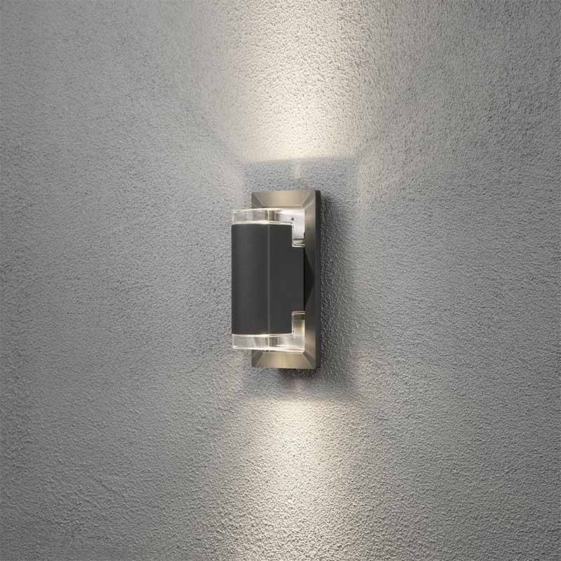 Image of Konstsmide Potenza Outdoor Up & Down Wall Light