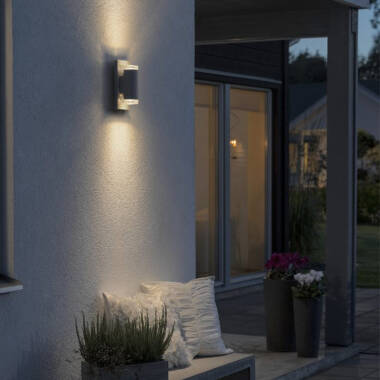Image of Konstsmide Potenza Outdoor Up & Down Wall Light