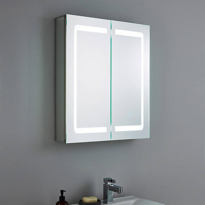 Image of Forum Hym LED Illuminated Bathroom Mirror Cabinet