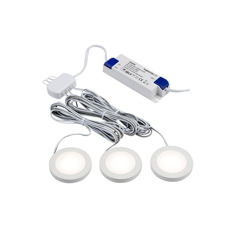 Image of Veil 2.5W Dimmable LED Low Voltage Under Cabinet Light Kit - Pack of 3