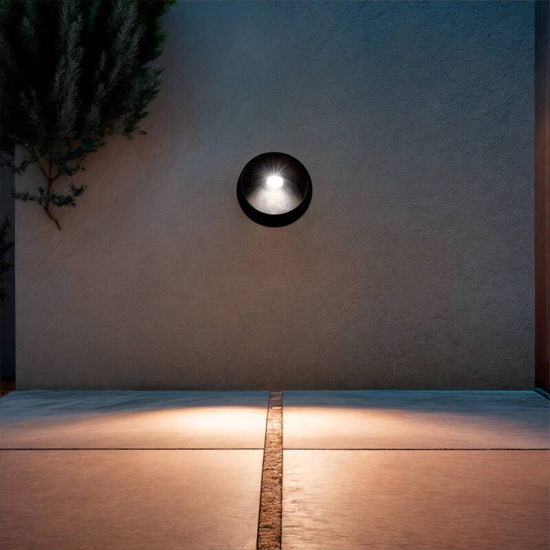 Image of Edit 3W Town Outdoor Recessed LED Wall Light
