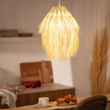 Image of Edit Kathu Rattan Ceiling Pendant Light