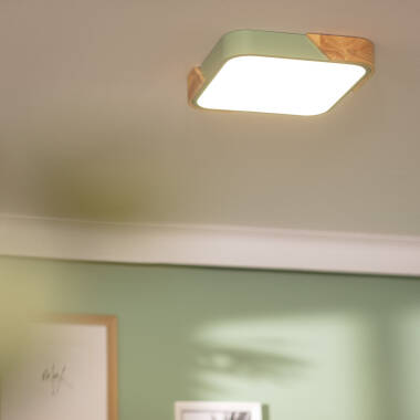 Image of Edit Dari Square 18W Selectable LED Flush Ceiling Light