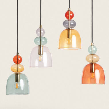 Image of Edit Baudelaire Glass Ceiling Pendant Light