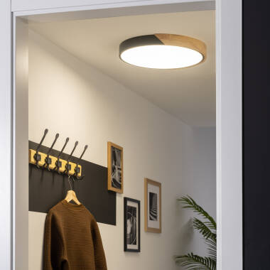 Image of Edit Dari Round 24W CCT LED Flush Ceiling Light