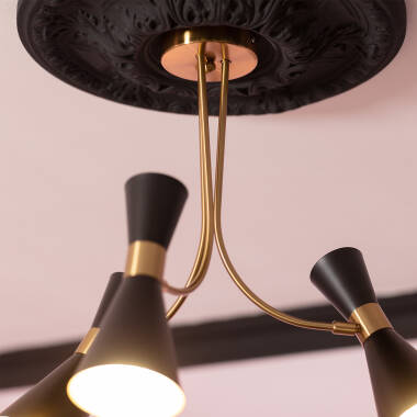 Image of Edit Jigger 3 Arm Semi-Flush Ceiling Light