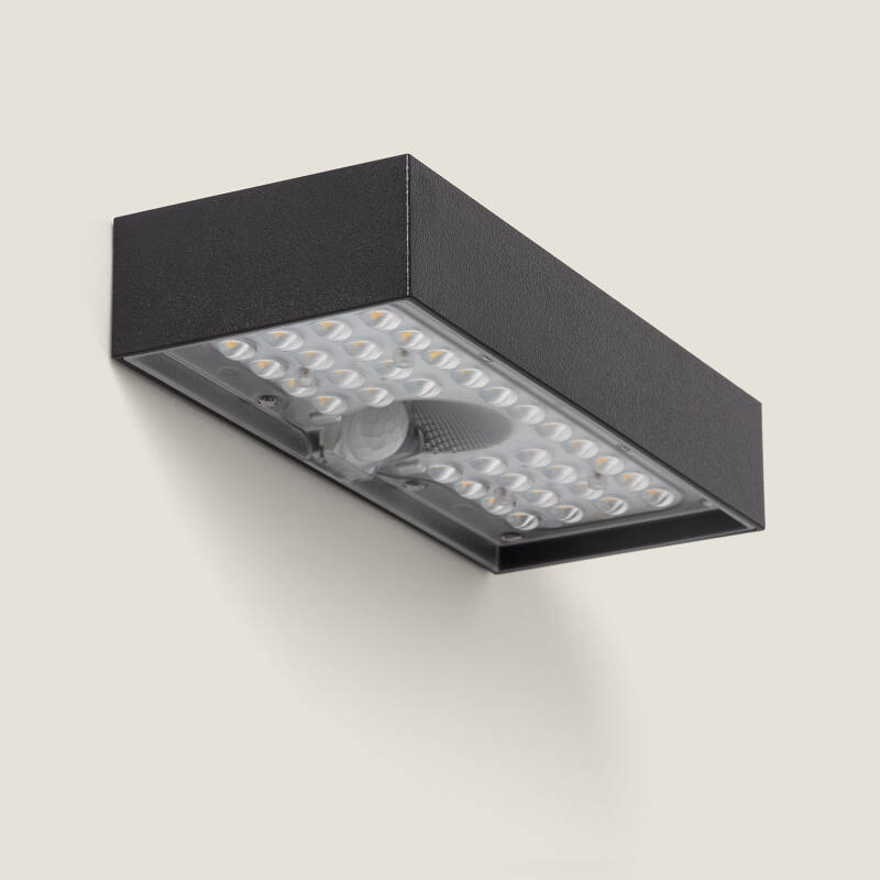 Image of Suri Karl Solar LED Outdoor Flush Wall Light with PIR Sensor