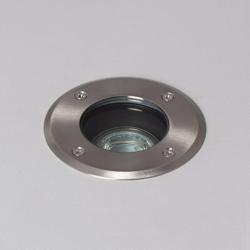 Image of Round Recessed Ground Light for GU10 Light Bulb