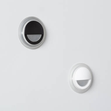Image of Edit Occulare 3W Indoor Round LED Step Wall Light
