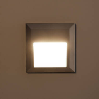 Image of Edit 1W Byron Square LED Outdoor Wall Light