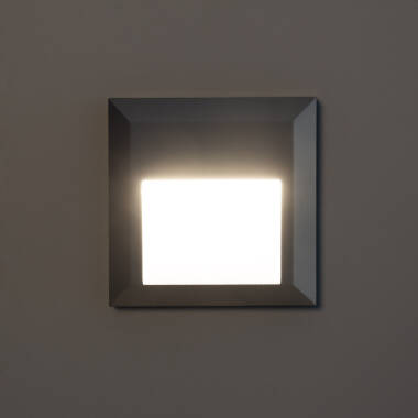 Image of Edit 1W Byron Square LED Outdoor Wall Light