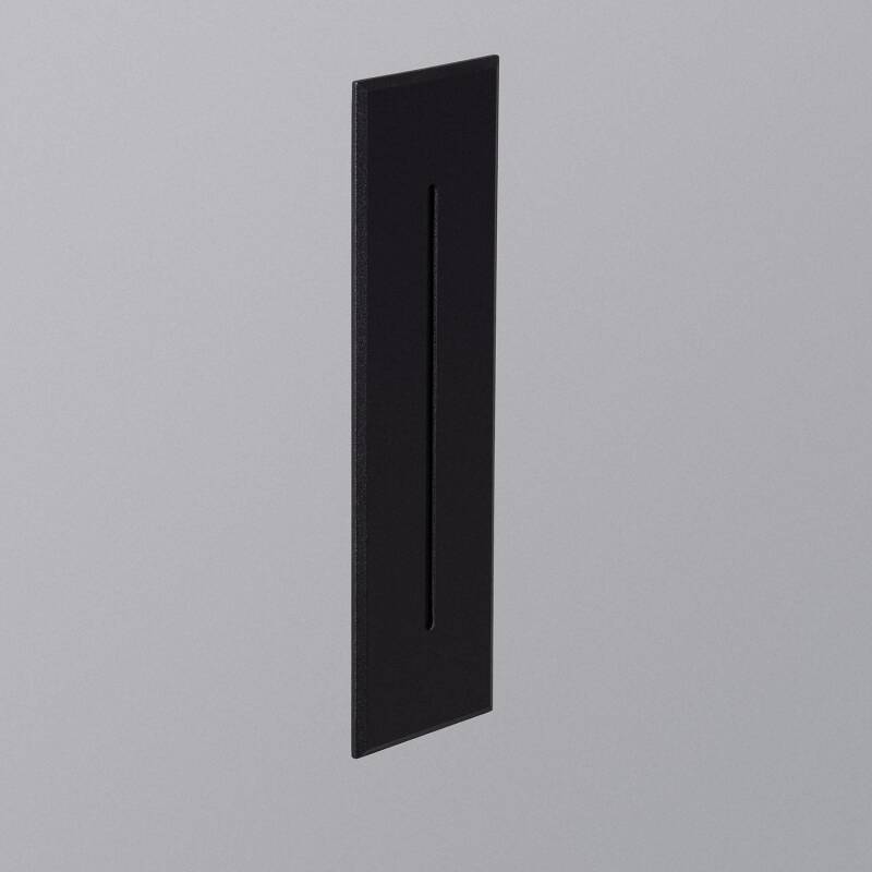 Image of Edit Wabi 3W Rectangular Linear LED Recessed Outdoor Wall Light