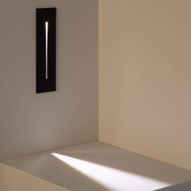 Image of Edit Wabi 3W Rectangular Linear LED Recessed Outdoor Wall Light