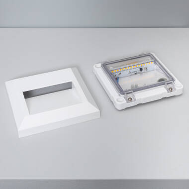 Image of Edit 1W Byron Square LED Outdoor Wall Light
