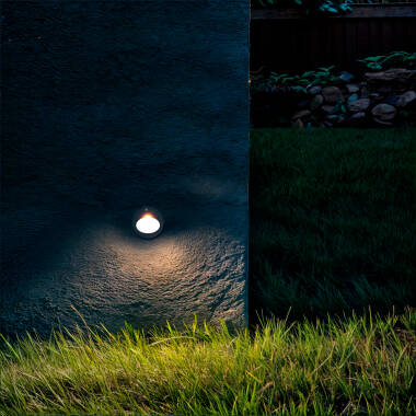 Image of Edit Coney 3W Round Recessed Outdoor Wall Light